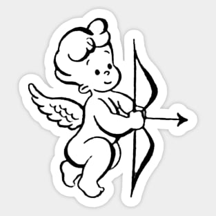 Cupid Boy angel Sticker